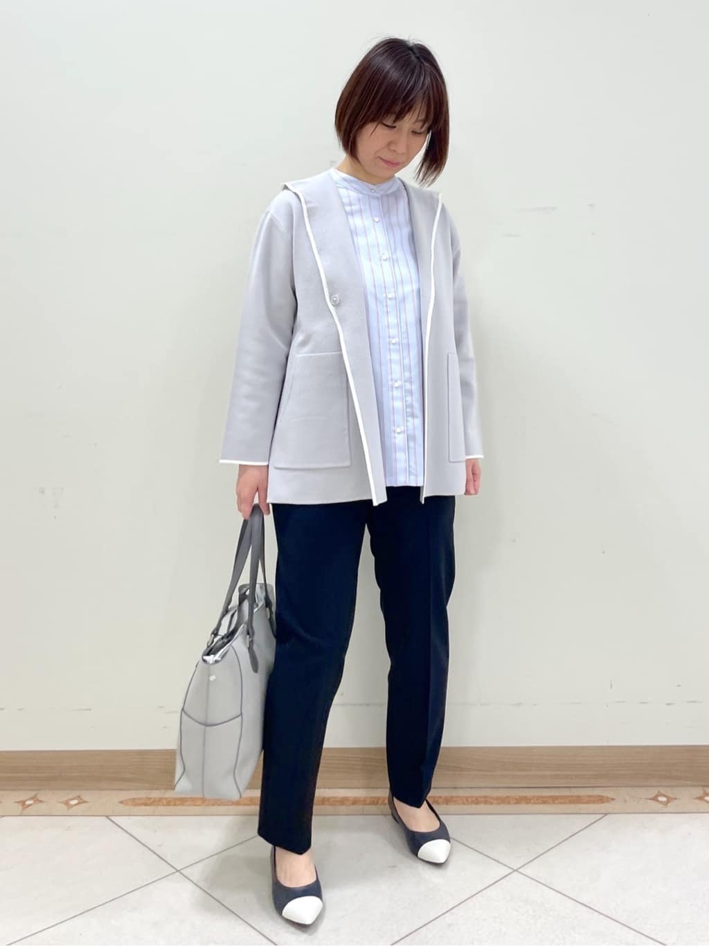 hanaさんの「Reflect｜◆【軽羽織りに◎】フーデッドニットカーディガン」を使ったコーディネート