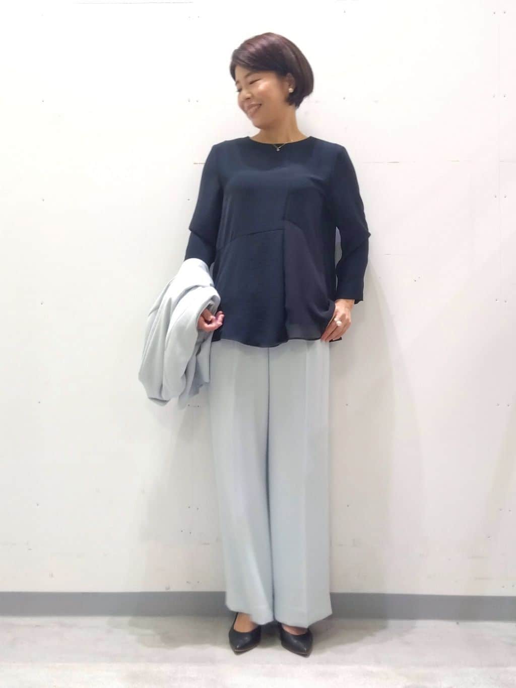 Kさんの「INDIVI｜フラワーコサージュ」を使ったコーディネート