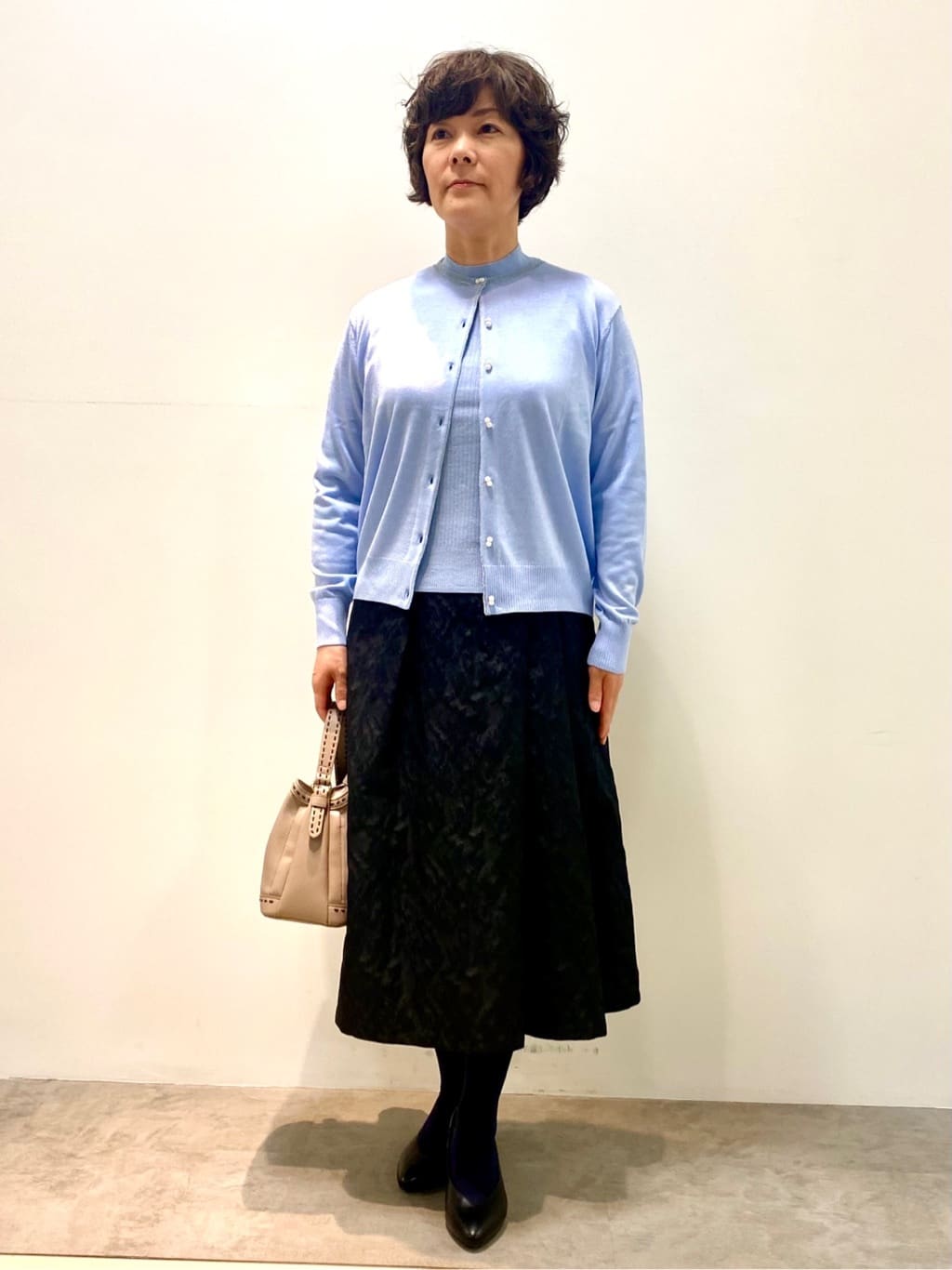 oharaさんの「Reflect｜◆【夏SALE／手洗い可】カーディガン＋ニットツインセット」を使ったコーディネート