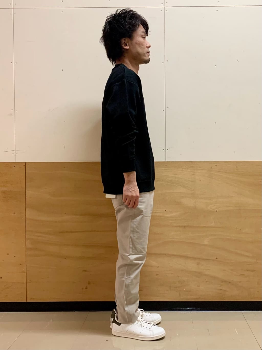 MATUさんの「THE SHOP TK｜【オールシーズン穿ける！】7DAYSストレッチへリンボンパンツ　ON&hArr;OFF兼用」を使ったコーディネート