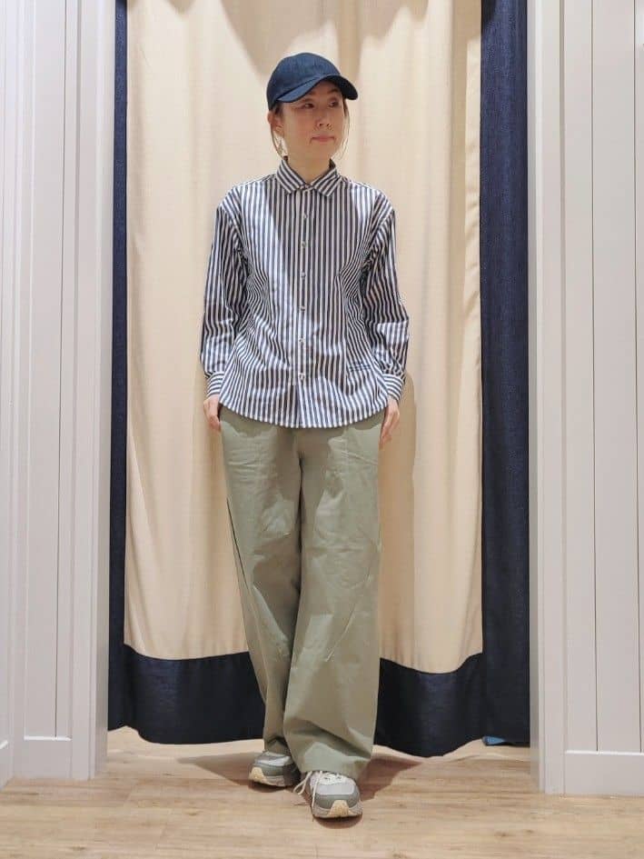 toyaさんの「Dessin｜◆【ユニセックス】ストライプシャツ」を使ったコーディネート