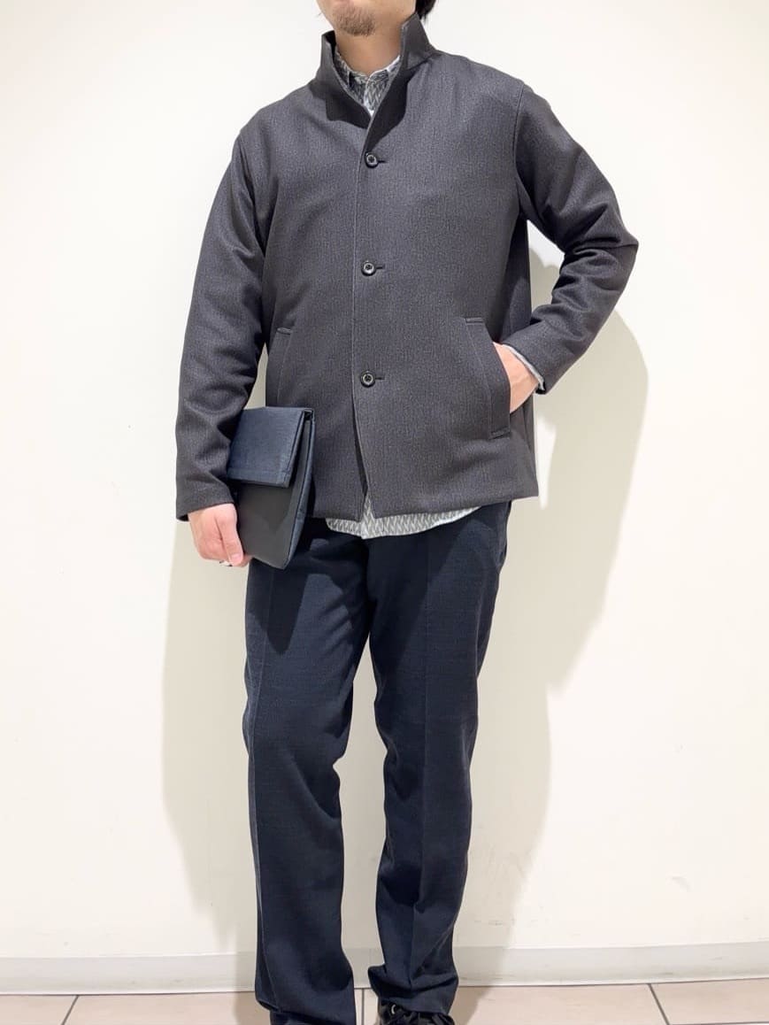 及川さんの「TAKEO KIKUCHI｜【DOWN FABRIC】ダウンファブリック スタンドカラーブルゾン」を使ったコーディネート