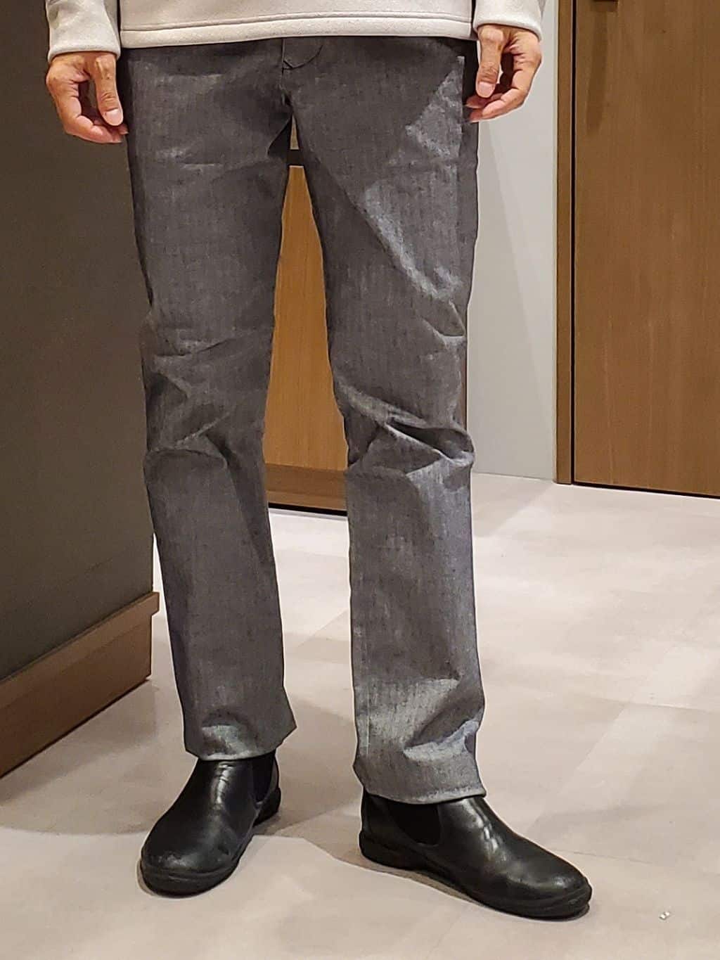 ishidaさんの「TAKEO KIKUCHI｜【Made in JAPAN】播州織 ストレッチ パンツ」を使ったコーディネート