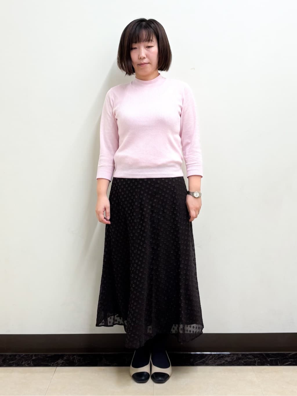 ミヨさんの「Reflect｜◆【夏SALE／手洗い可】カーディガン＋ニットツインセット」を使ったコーディネート