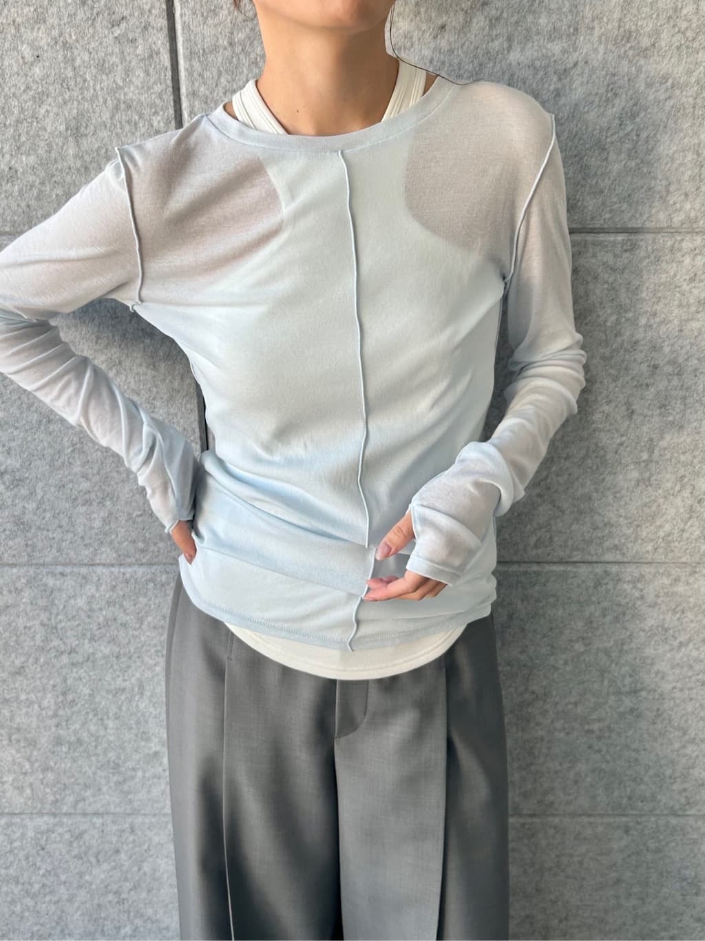 harunaさんの「CODE A｜【Cup-in】design cut tank」を使ったコーディネート