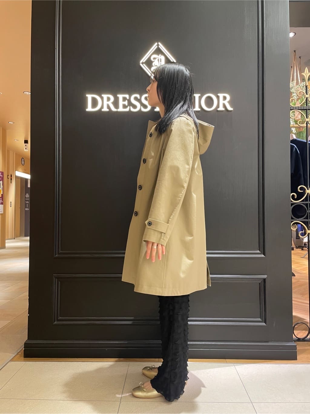 Karinさんの「DRESSTERIOR｜◆ソフトレザーバレエシューズ」を使ったコーディネート