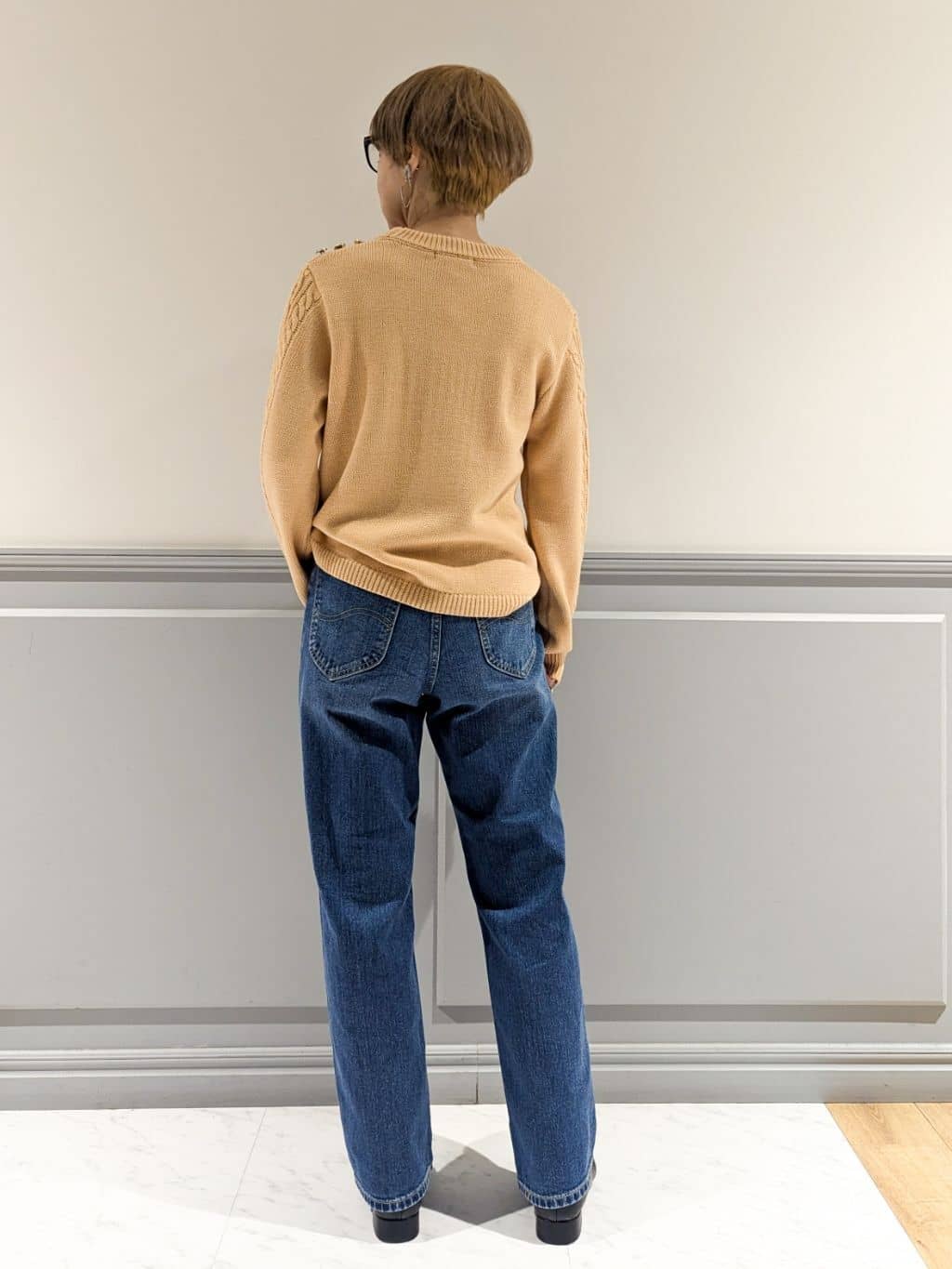 chieさんの「grove｜【Lee&times;grove別注】STRAIGHT DENIM PANTS」を使ったコーディネート