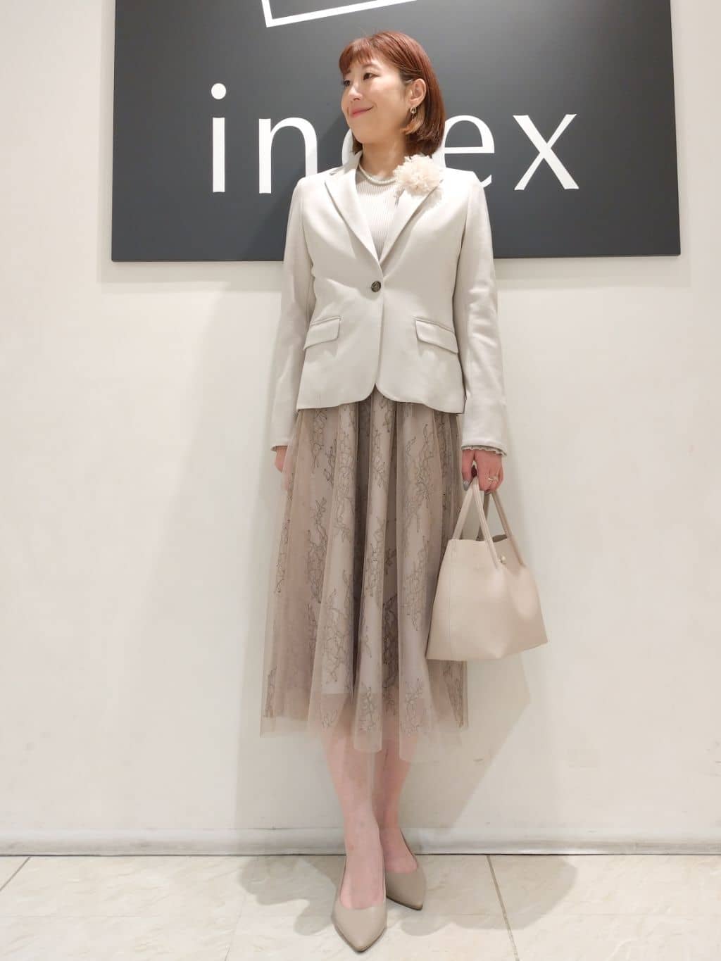 n.さんの「index｜◆《XS-3Lsize》通勤・セレモニー対応／トレンチコート【洗濯機洗い可／撥水／親水性防汚】」を使ったコーディネート