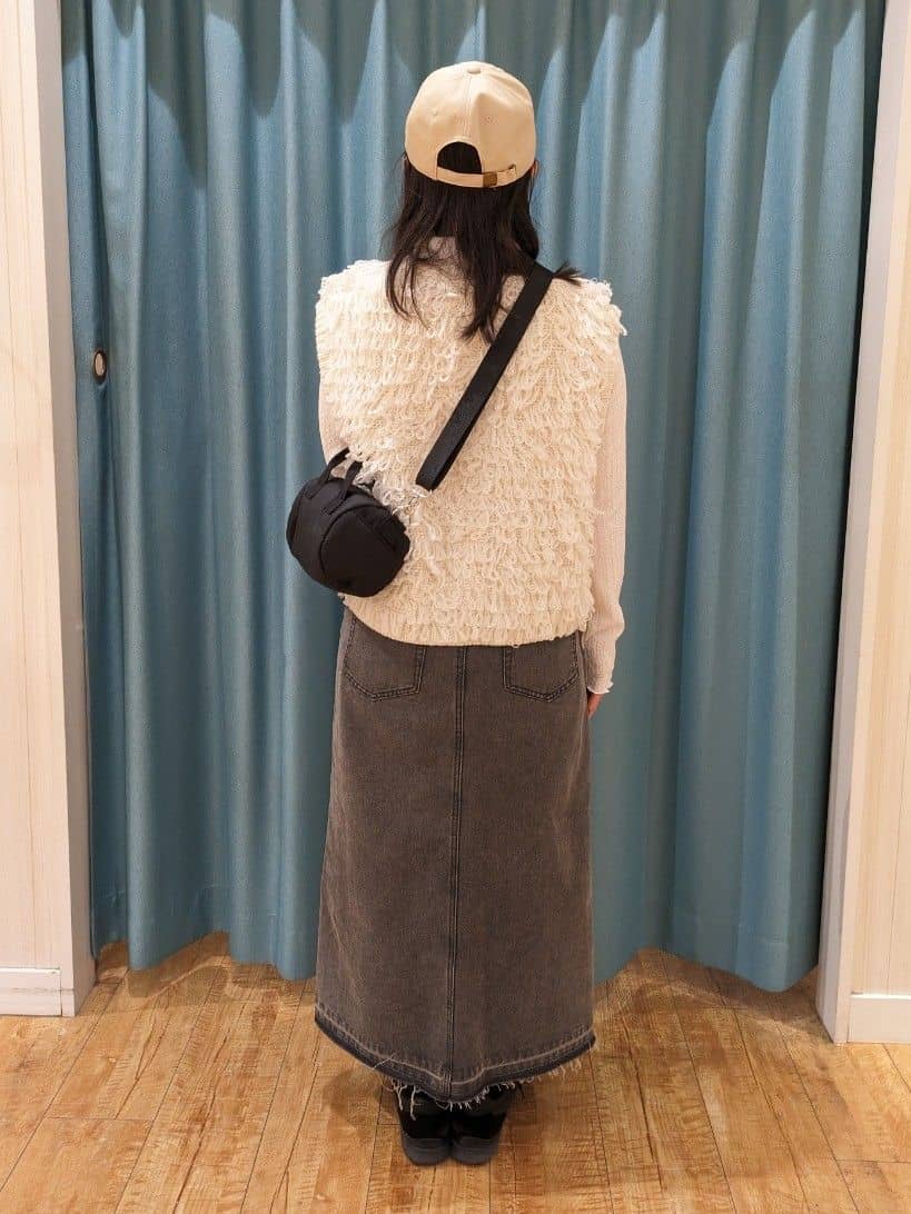 Miさんの「SHOO･LA･RUE｜◆ボンディングミニショルダーバッグ」を使ったコーディネート