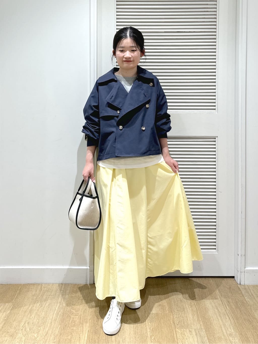 Harunaさんの「Dessin｜◆【洗える】クロップド丈ロゴカットソー（S～L）」を使ったコーディネート