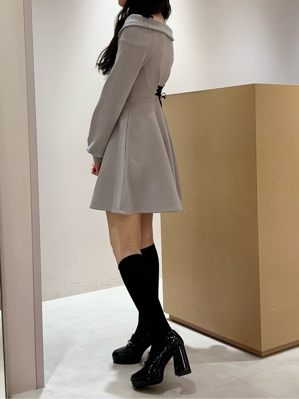 takeさんの「ESPERANZA｜厚底ヒールアップローファー」を使ったコーディネート