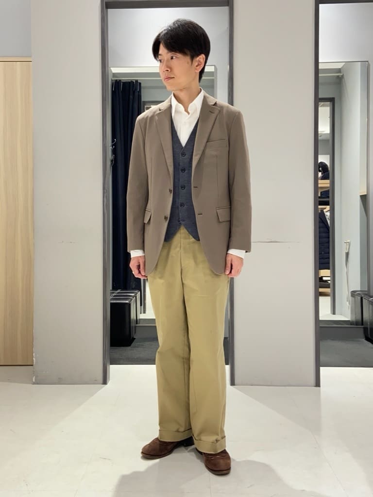 わいずみさんの「TAKEO KIKUCHI｜【Made in JAPAN】ブロード レギュラーカラー ドレスシャツ」を使ったコーディネート