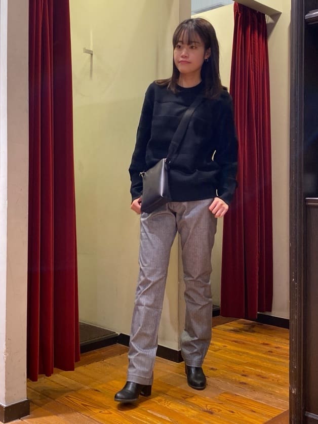 かわぴーさんの「TAKEO KIKUCHI｜【Made in JAPAN】播州織 ヘリンボン ストレート パンツ」を使ったコーディネート