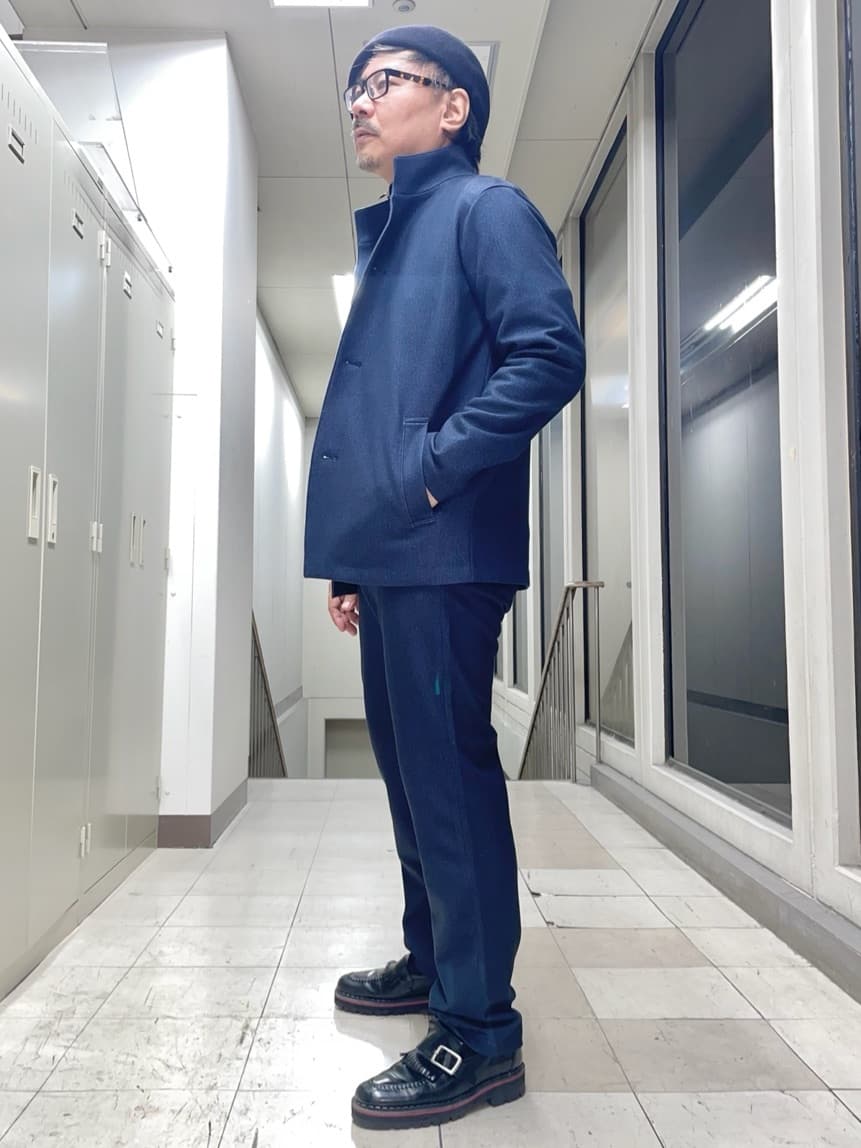 MAKOTO AIさんの「TAKEO KIKUCHI｜【DOWN FABRIC】ダウンファブリック スタンドカラーブルゾン」を使ったコーディネート