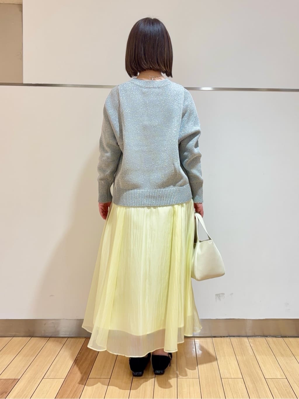 MIKIKOさんの「UNTITLED｜◆【後ろウエストゴム/洗える】シアーローンロングスカート」を使ったコーディネート