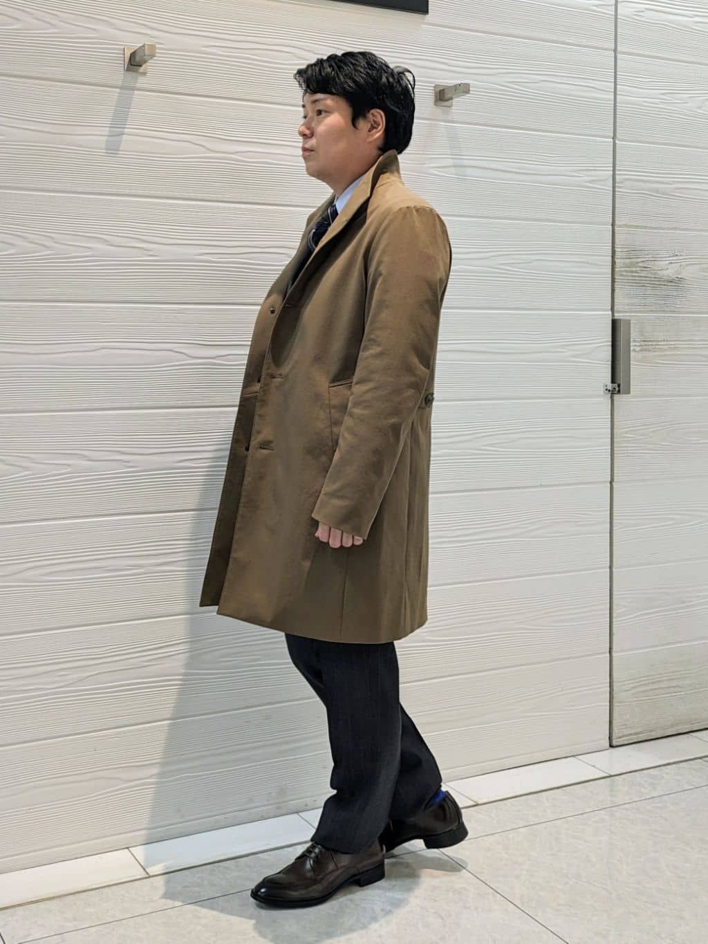 かずさんの「TAKEO KIKUCHI｜【THE FLAGSHIP】矢絣 ストライプ スーツ」を使ったコーディネート