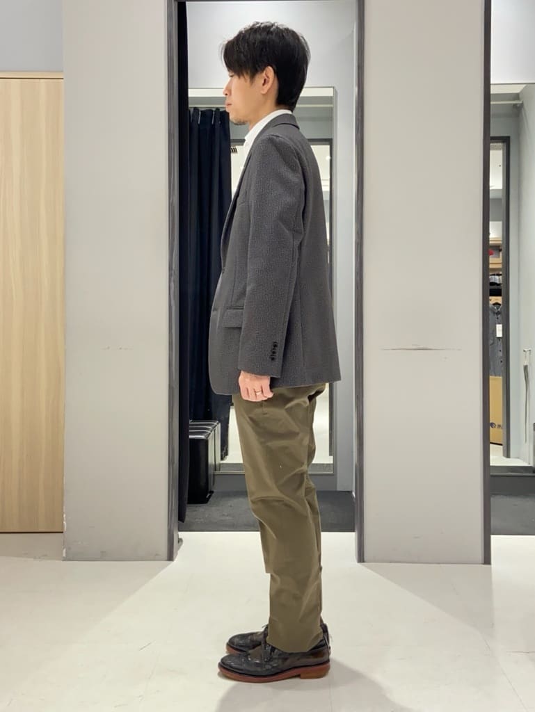 わいずみさんの「TAKEO KIKUCHI｜【ウールカシミヤブレンド】ビーバー調 スタンドカラー コート」を使ったコーディネート