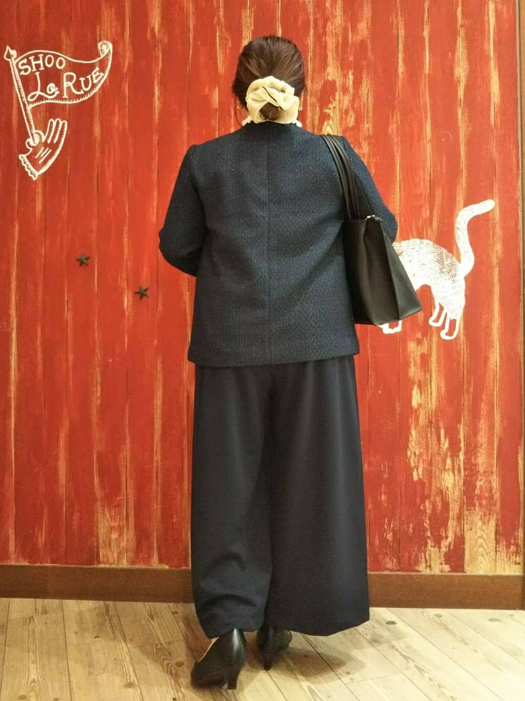 にこよしさんの「SHOO･LA･RUE｜◆【S-3L/セレモニーからデイリーまで】フリンジツイードジャケット」を使ったコーディネート