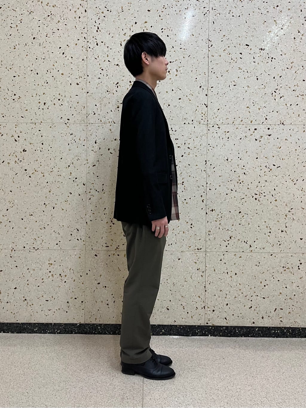 うっちーさんの「TAKEO KIKUCHI｜【360&deg;ストレッチ／セットアップ対応】None Of Stress ジャケット」を使ったコーディネート