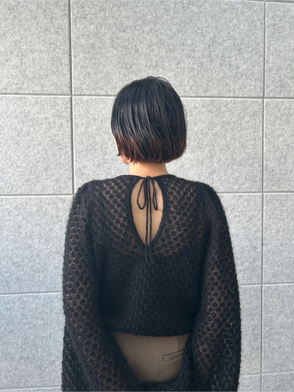 yukoさんの「CODE A｜2way sheer mohair pullover」を使ったコーディネート