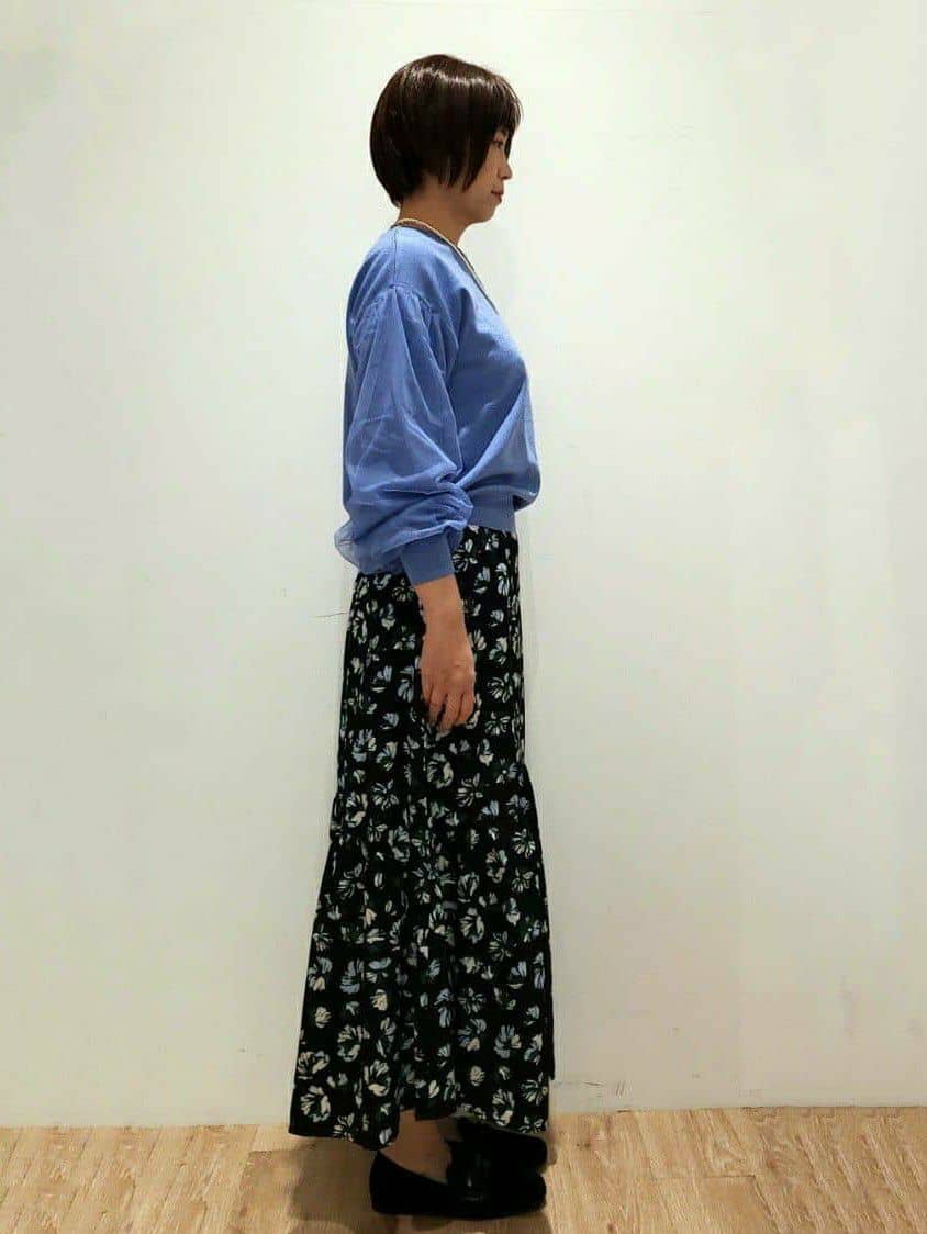 SHIMAKOさんの「OPAQUE.CLIP｜◆フェイクパール&times;ビジュー2連ネックレス」を使ったコーディネート