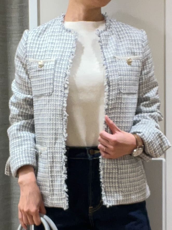 ヨッコさんの「grove｜【Lee&times;grove別注】STRAIGHT DENIM PANTS」を使ったコーディネート