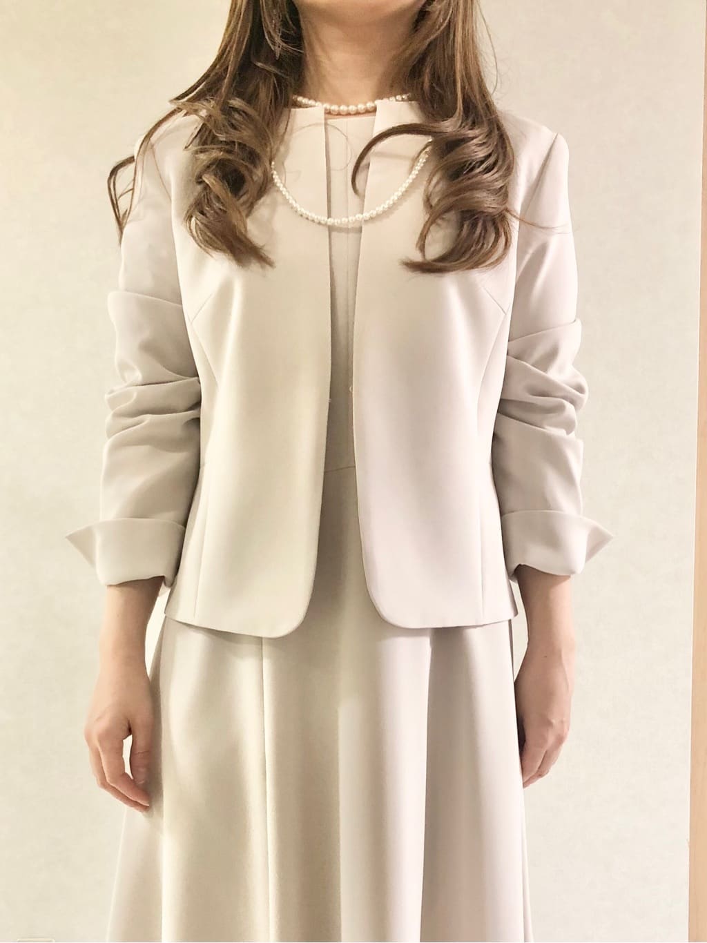 sayuさんの「UNTITLED｜◆【通勤スーツ】ノーカラージャケット」を使ったコーディネート