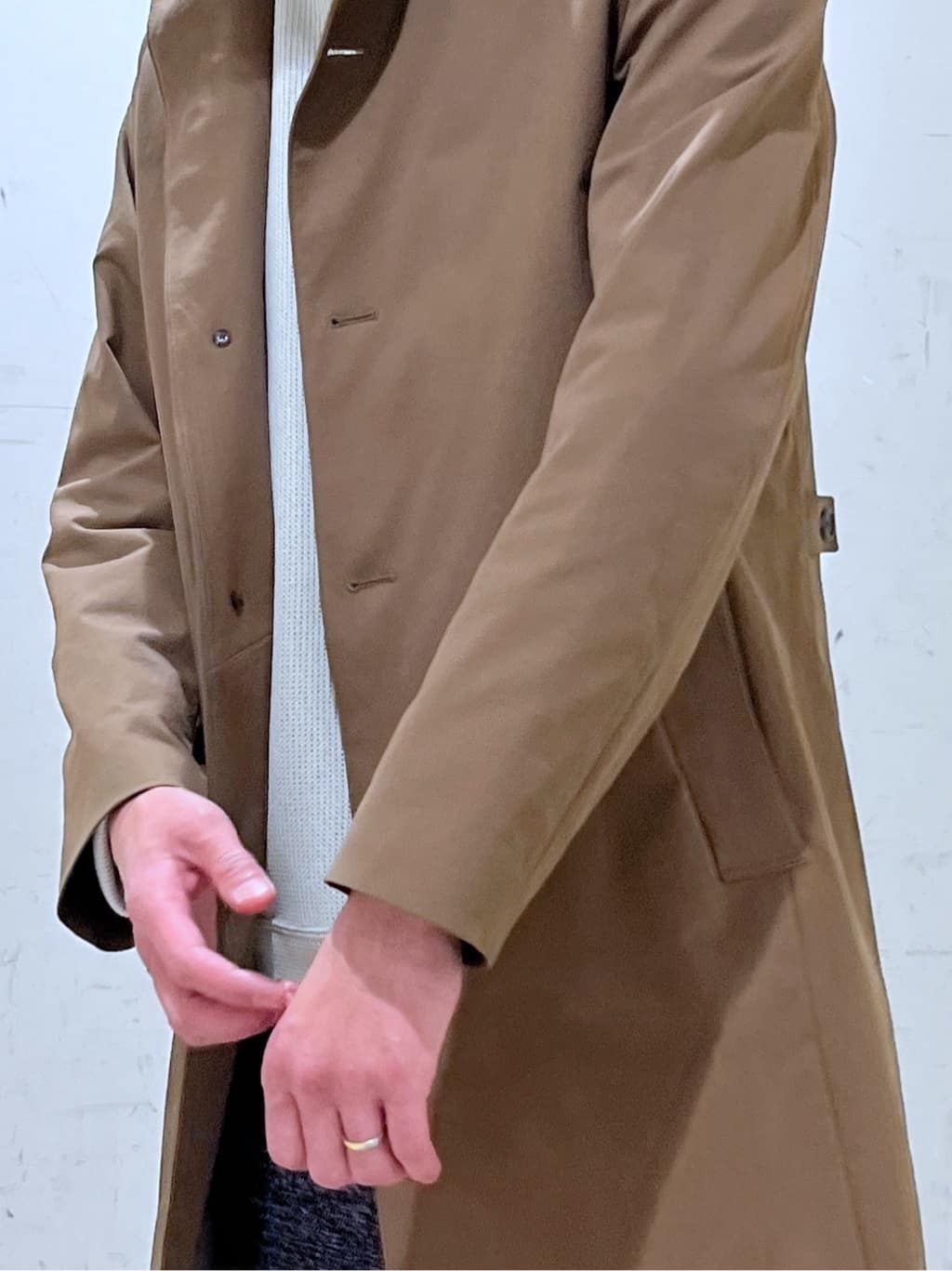 mutoさんの「TAKEO KIKUCHI｜【ONOFF対応】TRダブルニット ストレッチパンツ」を使ったコーディネート