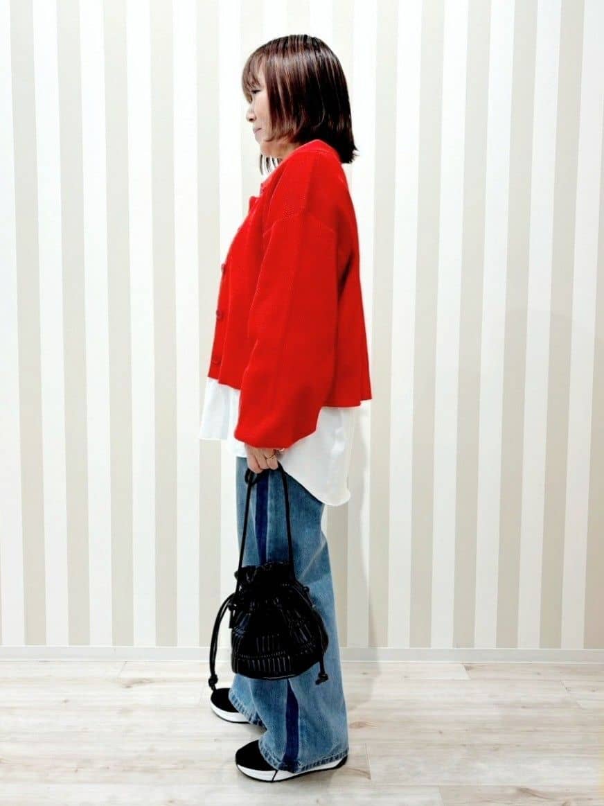 ゆーんさんの「SHOO･LA･RUE｜◆洗えるサッと履けるニットスニーカー」を使ったコーディネート