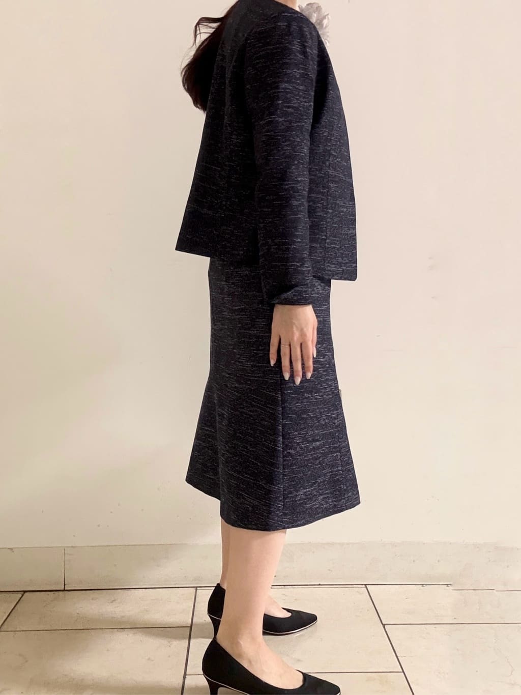kahoさんの「INDIVI｜フラワーコサージュ」を使ったコーディネート