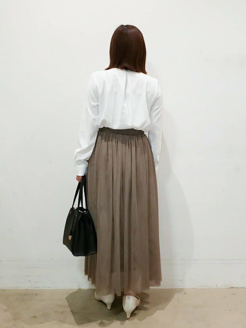 TSUCHIYAさんの「SHOO･LA･RUE｜◆【S-3L】セレモニーからデイリーにも 軽くて柔らかくて着心地の良い カットツイードジャケット」を使ったコーディネート