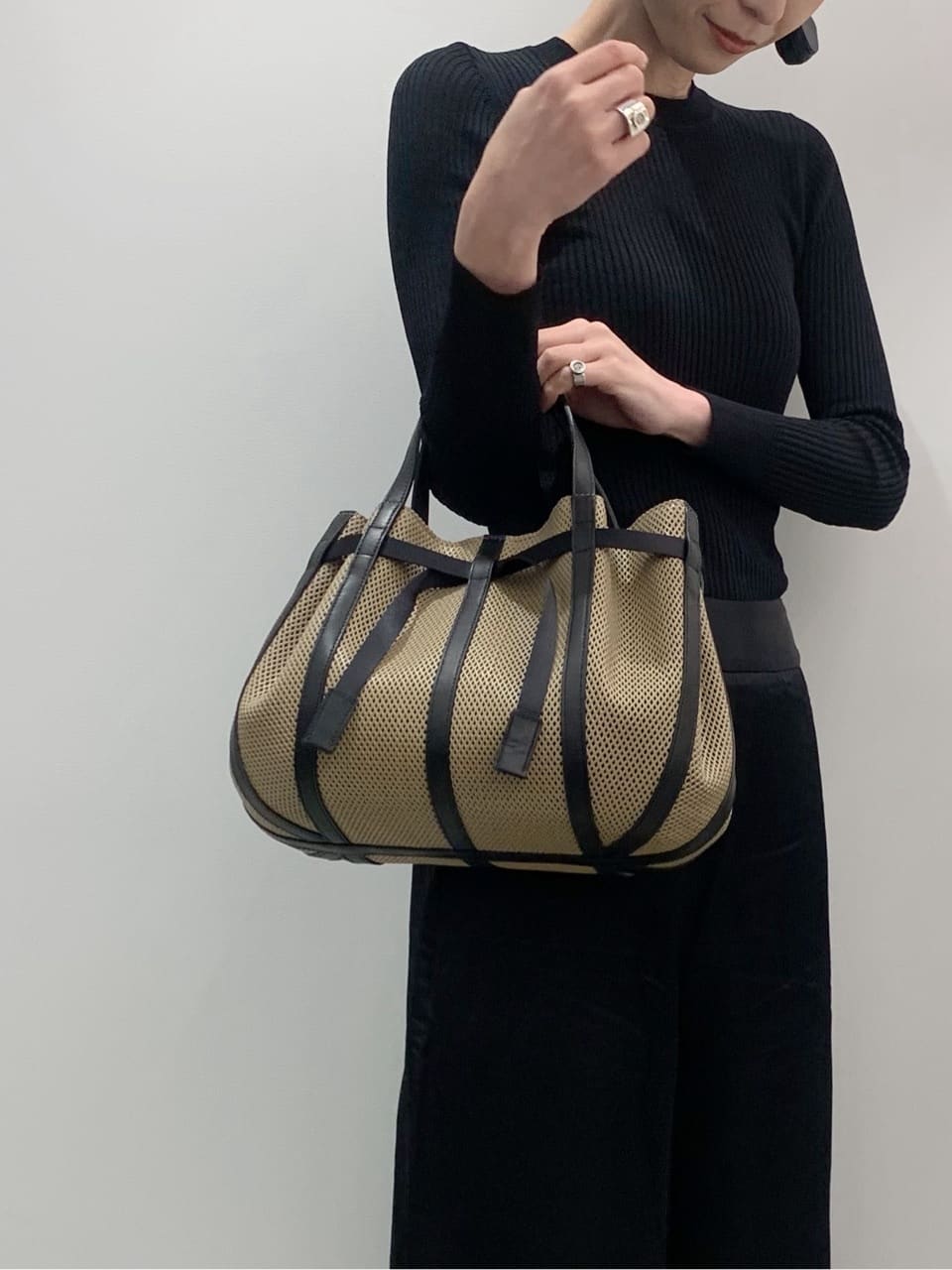Kさんの「HIROKO HAYASHI｜PANIER（パニエ） ハンドバッグ」を使ったコーディネート