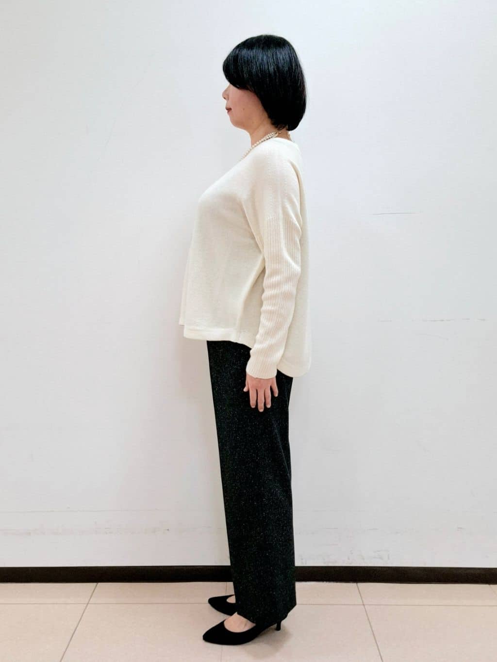 ねぎさんの「UNTITLED｜【セレモニー対応】レイヤードフェイクパール」を使ったコーディネート