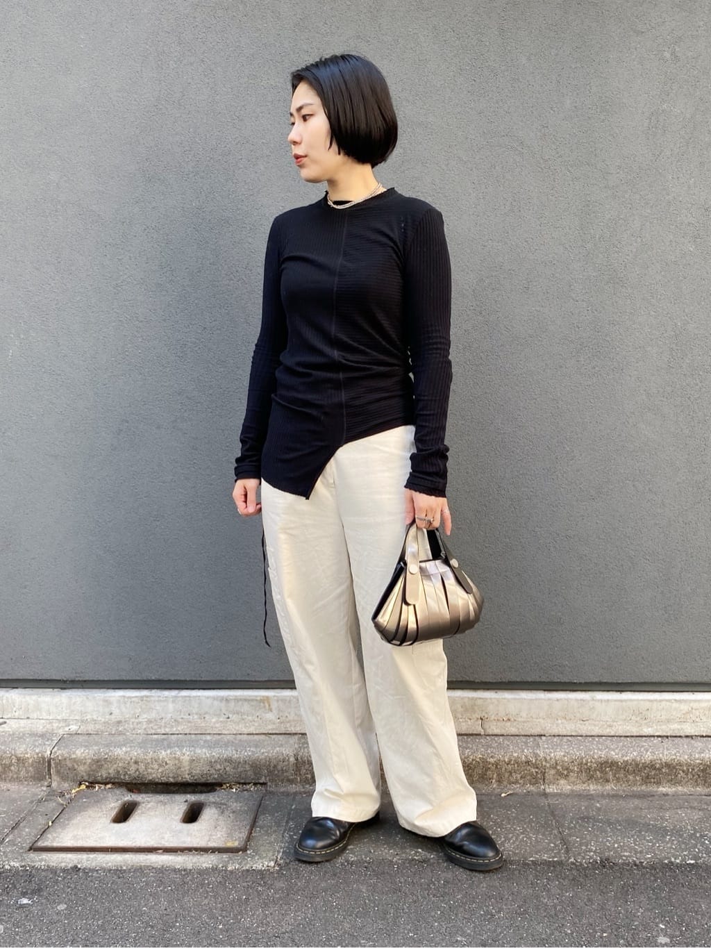 Uさんの「HIROKO HAYASHI｜OSSO VIVO（オッソ ヴィーヴォ）2wayバッグ」を使ったコーディネート