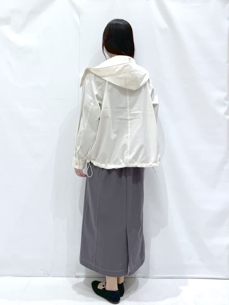 komaさんの「OPAQUE.CLIP｜◆《SS-LLsize》撥水フードブルゾン【洗濯機洗い可／花粉対応】」を使ったコーディネート