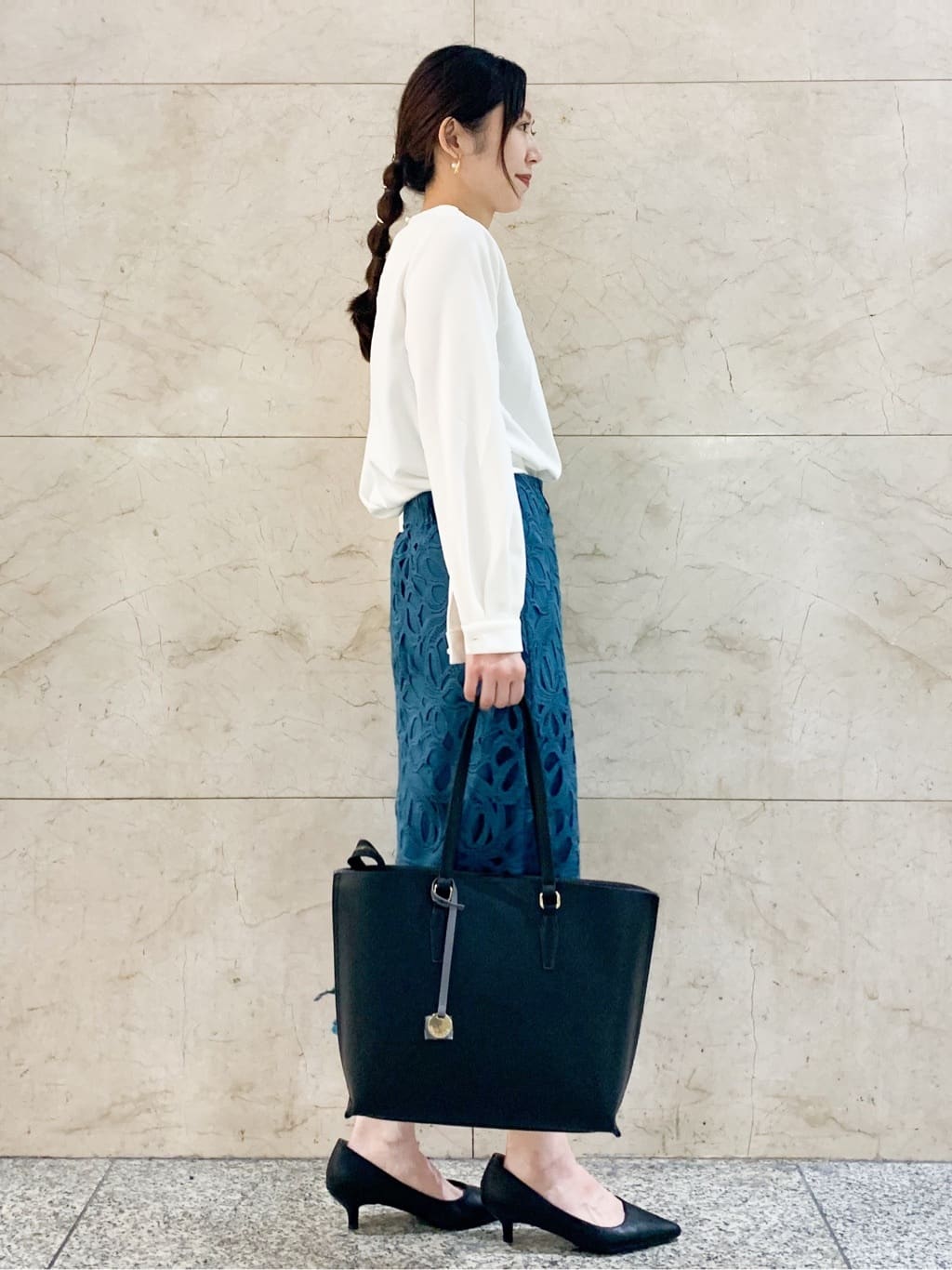 marinaさんの「index｜◆【抗菌防臭加工／低反発クッション】名品　ポインテッドトゥパンプス」を使ったコーディネート