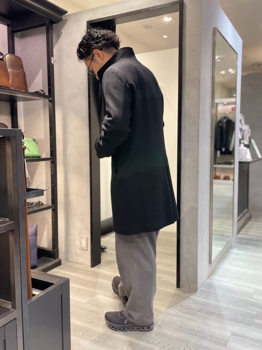 ritoさんの「TAKEO KIKUCHI｜【ウールカシミヤブレンド】ビーバー調 スタンドカラー コート」を使ったコーディネート