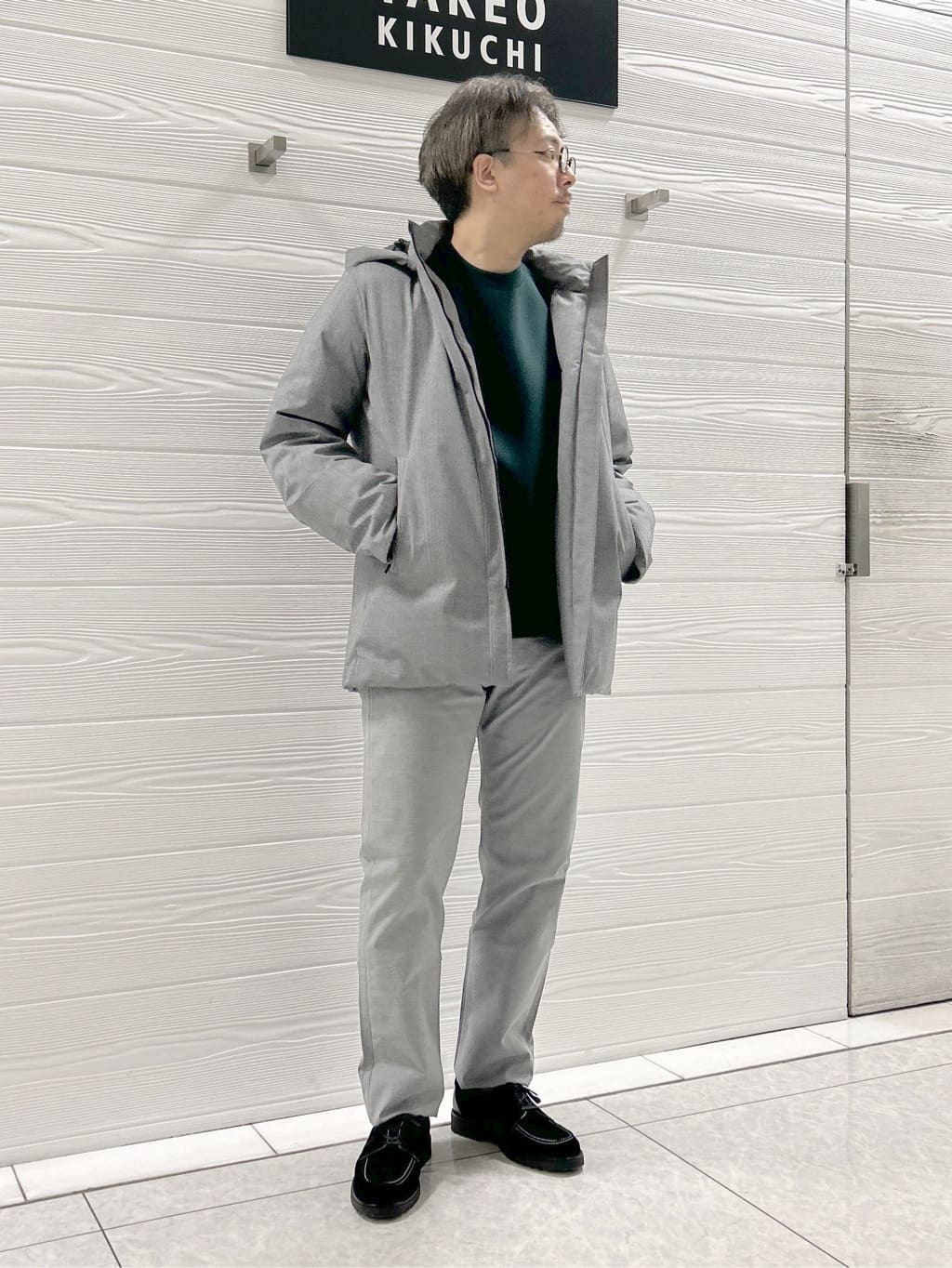 すーさんの「TAKEO KIKUCHI｜【Made in JAPAN】播州織 ストレッチ パンツ」を使ったコーディネート