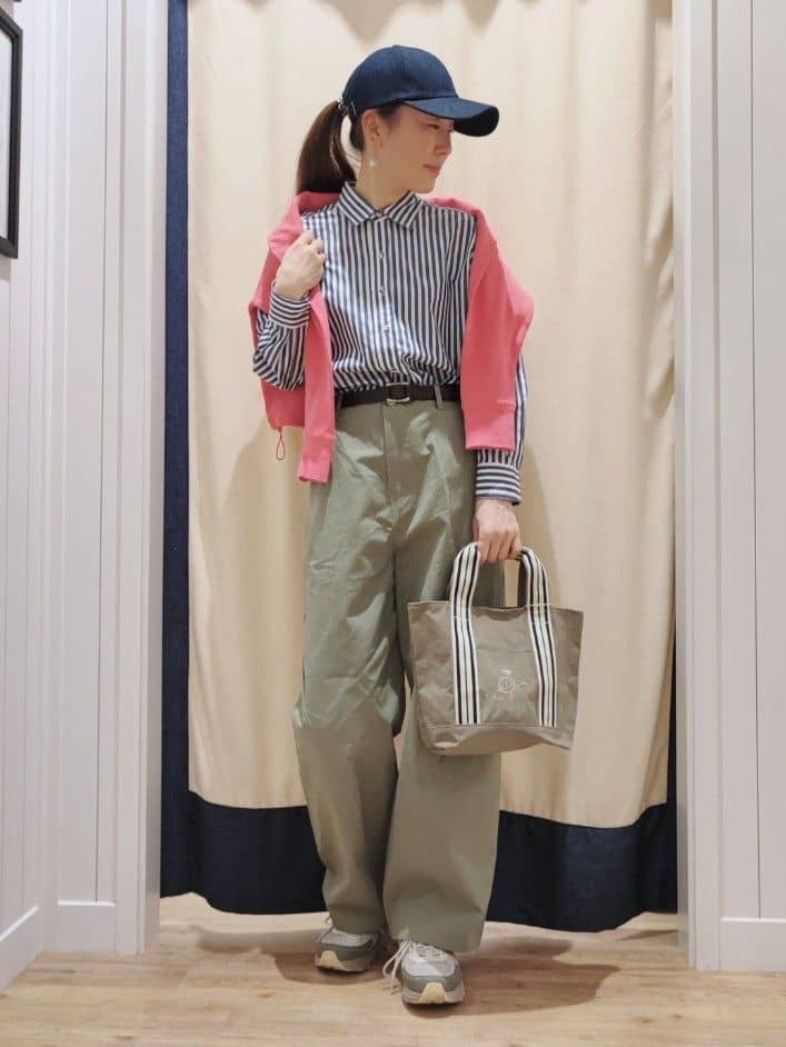 toyaさんの「Dessin｜◆【ユニセックス】ストライプシャツ」を使ったコーディネート
