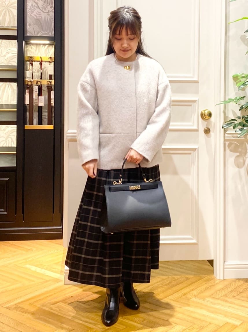 c.wさんの「DRESSTERIOR｜◆ストレッチフルニードルプルオーバーニット」を使ったコーディネート
