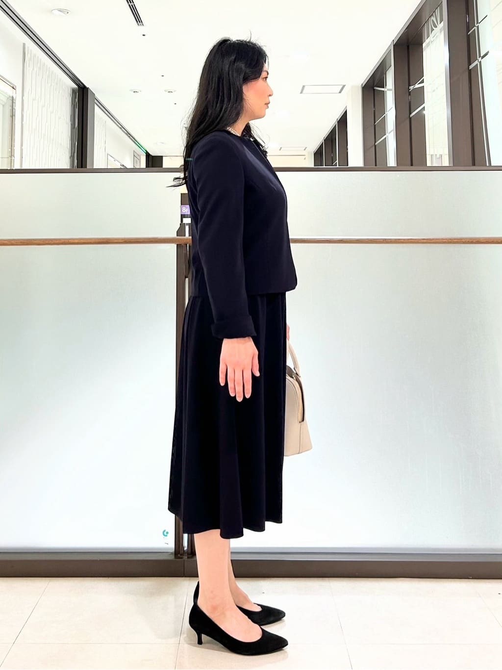 なおさんの「UNTITLED｜【追加6/日本製】2連フェイクパールネックレス」を使ったコーディネート