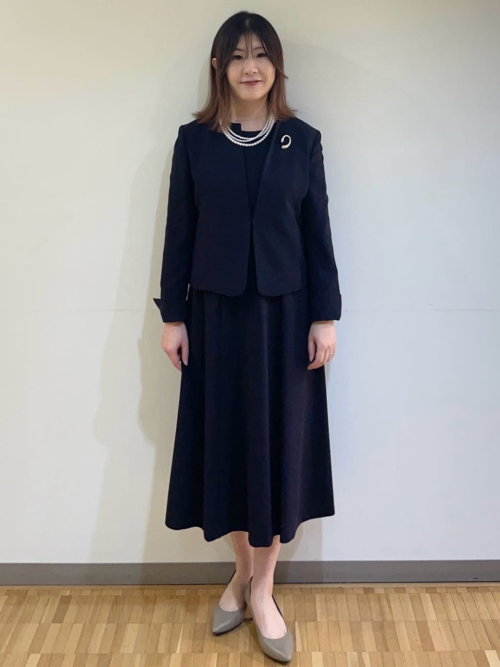 フナキさんの「UNTITLED｜◆【通勤スーツ】ノーカラージャケット」を使ったコーディネート