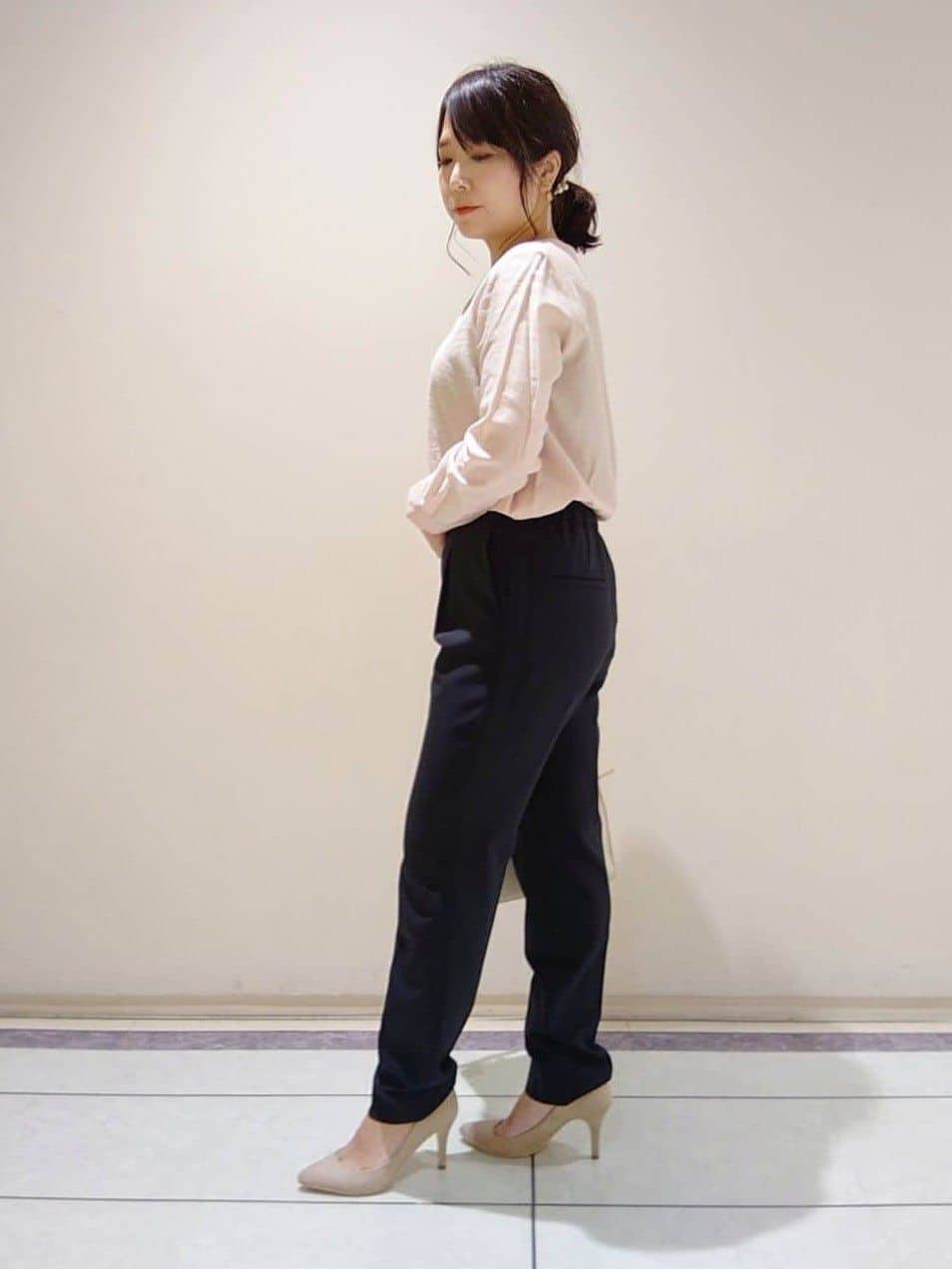 TOMOMIさんの「INDIVI｜◆【合皮／マルチWAY／サブバッグ付】ミニショルダーバッグ」を使ったコーディネート