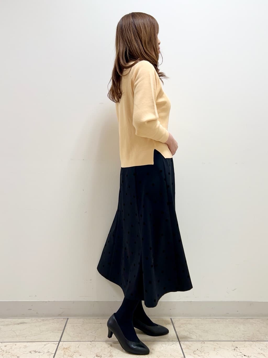 yuさんの「Reflect｜◆【夏SALE／手洗い可】パフスリーブニット」を使ったコーディネート