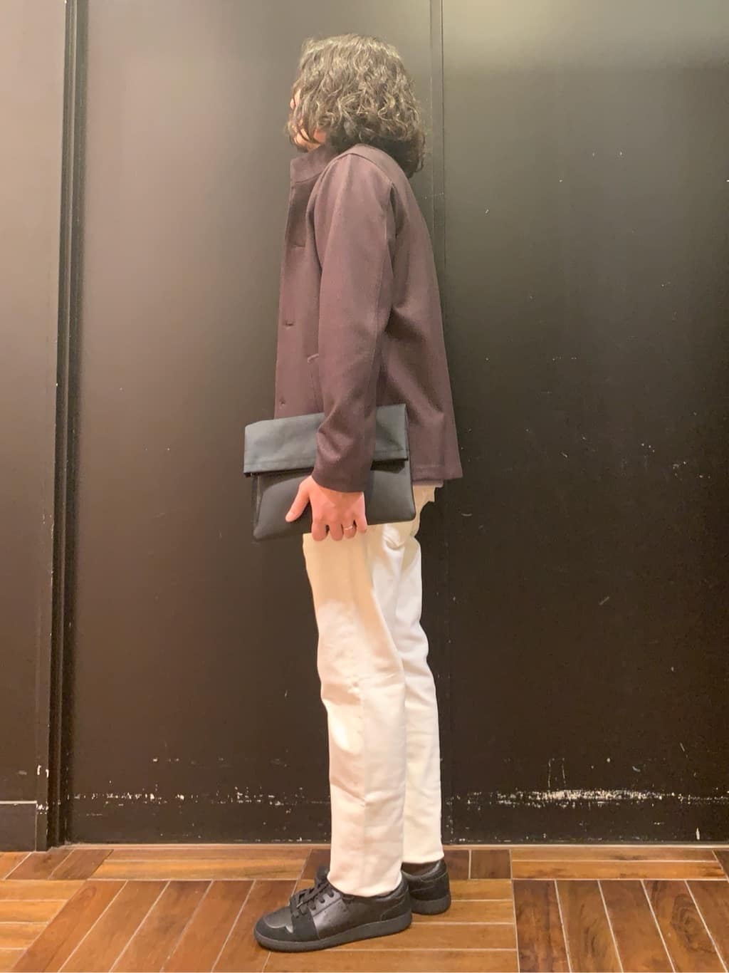 木村剛さんの「TAKEO KIKUCHI｜【DOWN FABRIC】ダウンファブリック スタンドカラーブルゾン」を使ったコーディネート