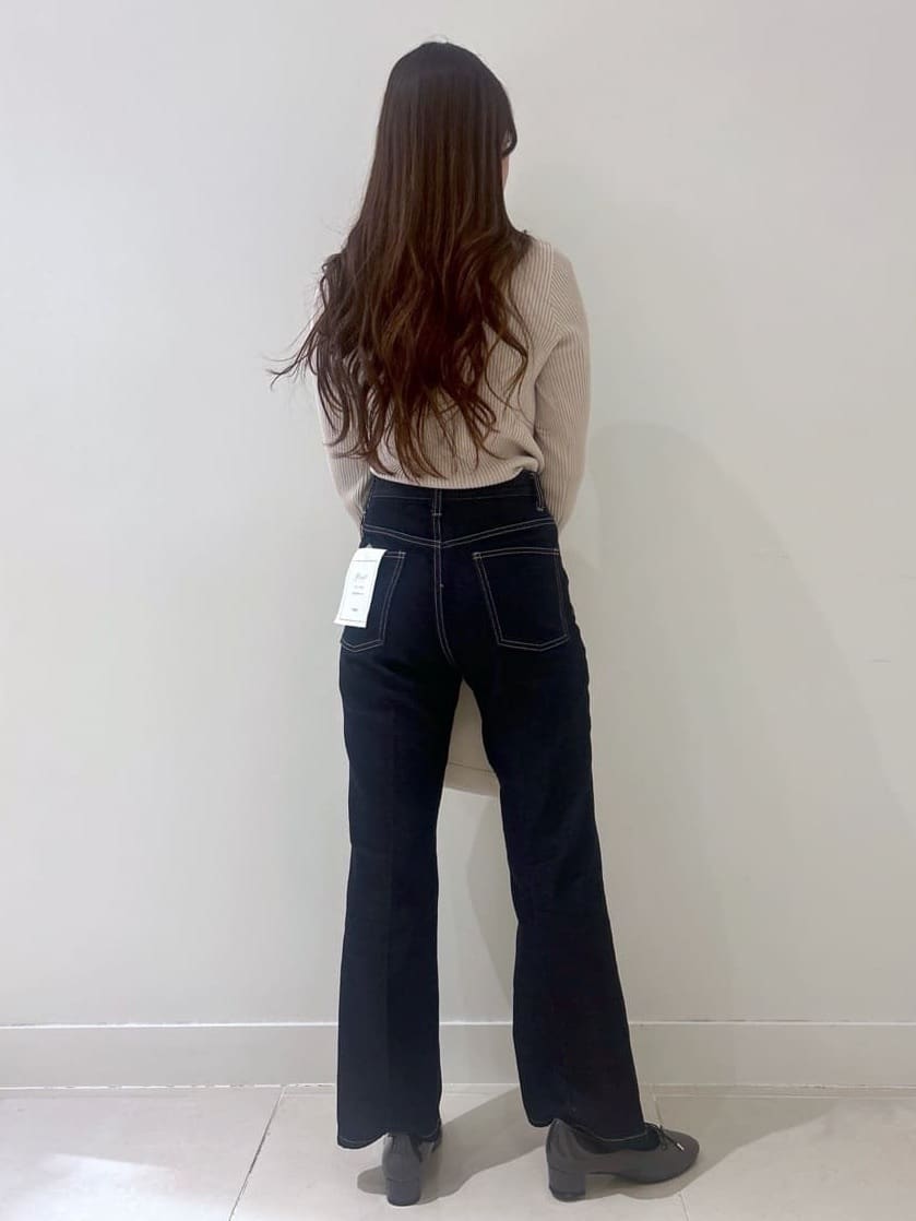 kahoさんの「index｜《丈が選べる》ストレートデニムパンツ【洗濯機洗い可】」を使ったコーディネート