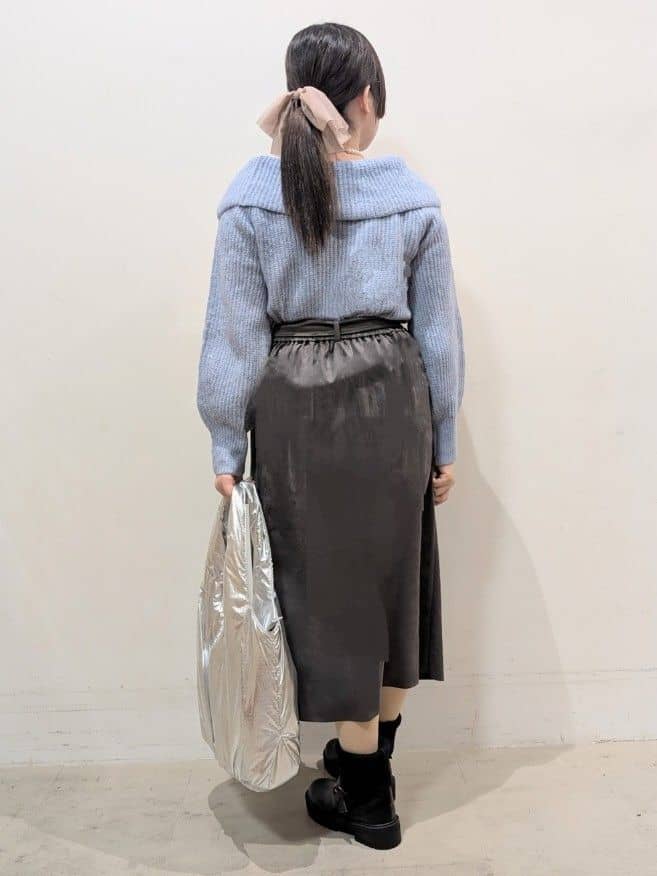 たぼく。さんの「SHOO･LA･RUE｜◆【セレモニー】フェイクパールパヴェネックレス」を使ったコーディネート