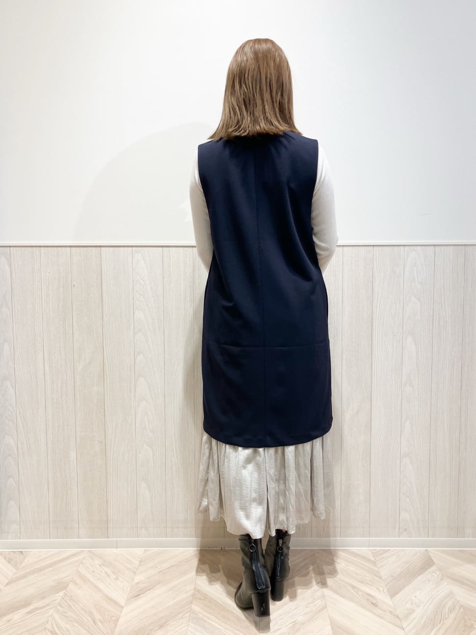 shokoさんの「SHOO･LA･RUE｜◆【S-LL】チュール切替リブインナートップス」を使ったコーディネート
