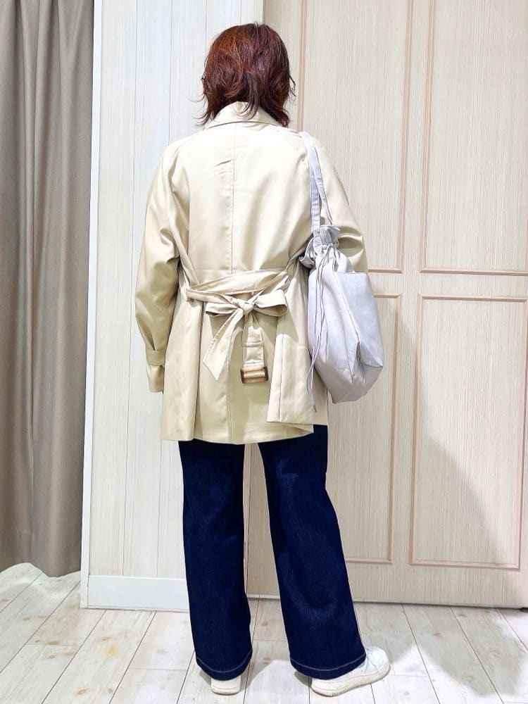 kaneさんの「SHOO･LA･RUE｜◆【洗える】一枚で簡単こなれ見え スポンディッシュ 裾レイヤード風ニット」を使ったコーディネート