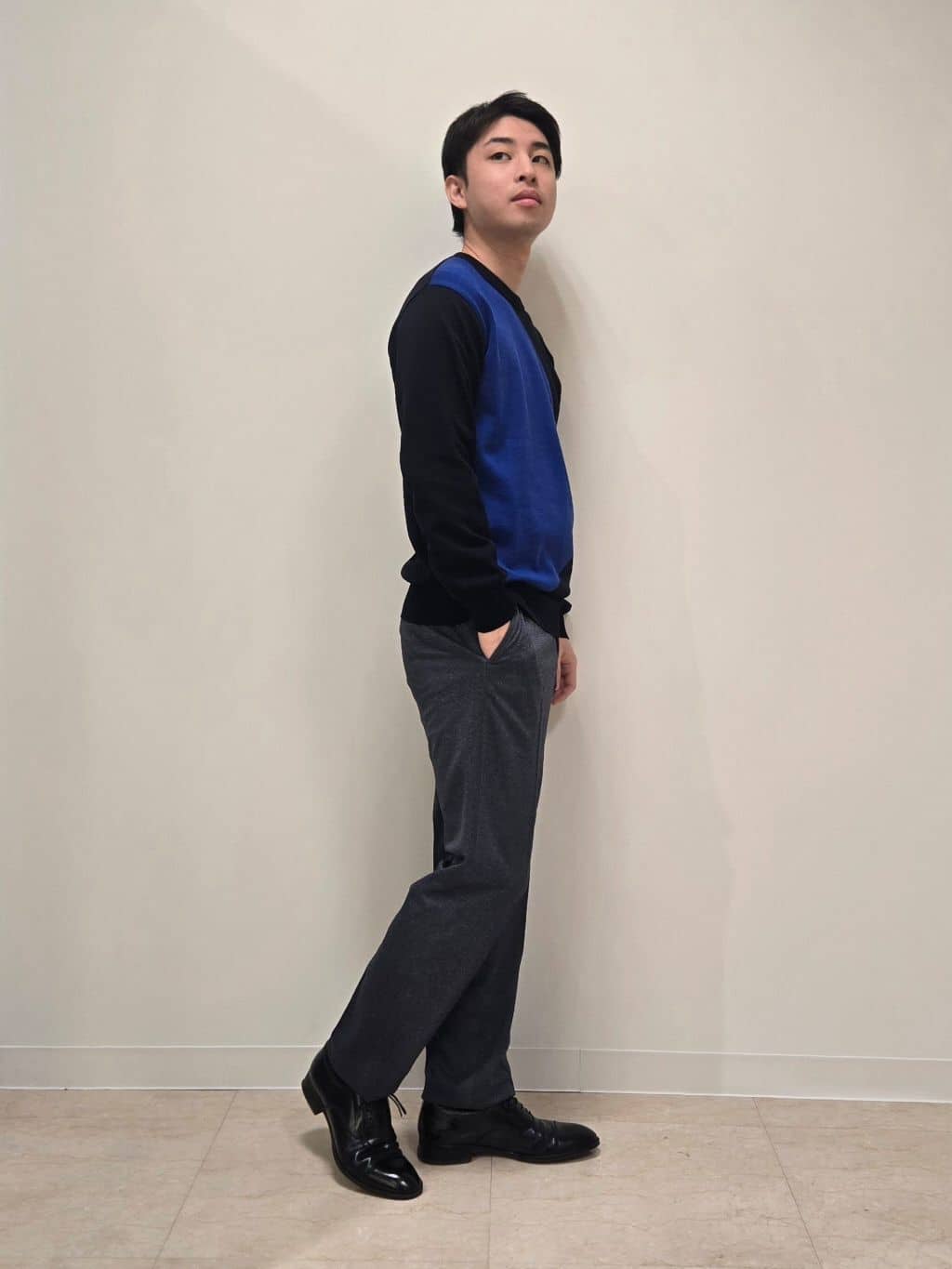 白木駆さんの「TAKEO KIKUCHI｜ストレートチップシューズ[ メンズ ビジネス シューズ 結婚式 ]」を使ったコーディネート